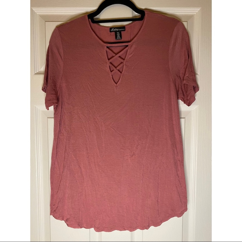 Bailey Collection Cutout Tee